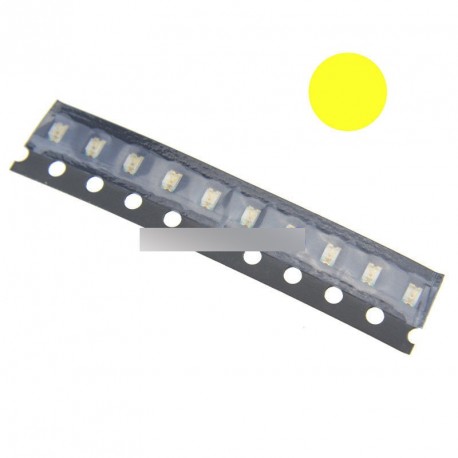 50db SMD SMT 0805 Super fényes sárga LED lámpa