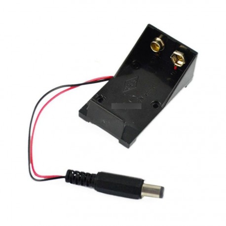 Új 9V elemtartó doboz 5.5 * 2.1mm Arduino