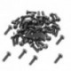 20db M3 x 10mm Fekete  Phillips fejű csavar