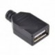 2db USB2.0 Type-A 4 tűs adapter csatlakozó aljzat