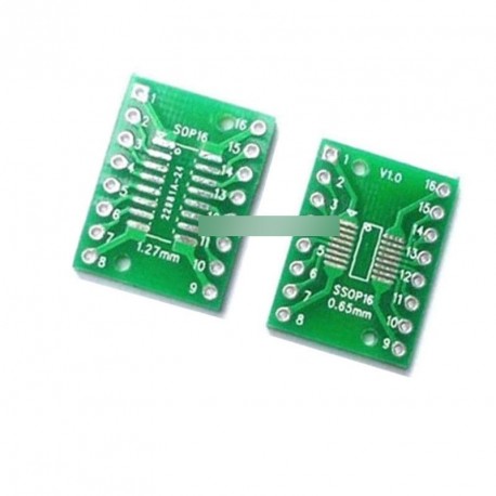 5db SOP16 SSOP16  0,65 / 1,27 mm IC Adapter PCB