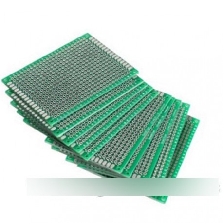 Prototype PCB ónozott  próbapanel  5x7 cm  FR4
