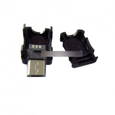 10db Mikro USB 5 Pin csatlakozó bekötés burkolat