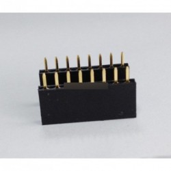10db 1x8 Egysoros 8 Pins PCB aljzat  fejléc 2,54