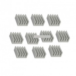 10db alu 8.8x8.8x5MM Hűtőtestek StepStick Chip IC