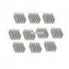 20db alumínium 8.8x8.8x5MM Hűtőtestek Chip IC