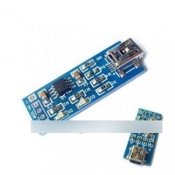 Új 5V Mini USB 1A lítium akkumulátor töltő modul