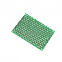 Kétoldalas ónozott Universal DIY PCB Board 6cmx8cm
