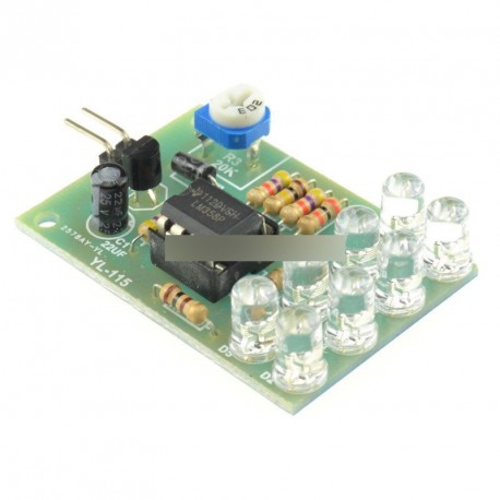 12V Lélegezz LED villogó lámpa DIY modul LM358