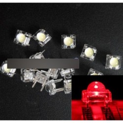 20db 5mm F5 Piranha LED Piros kerek fej dióda
