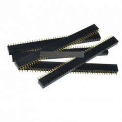 5db 2 x 40 2,54 dupla sor F Pin Header fej