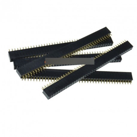 5db 2 x 40 2,54 dupla sor F Pin Header fej
