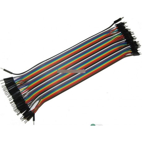 40 db dupont jumper kábel 20 cm 2.54 mm Arduino