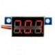Piros LED Panel Meter Mini lítium akku voltmérő