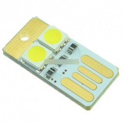 5 db dupla oldalú USB LED lámpa fehér panel