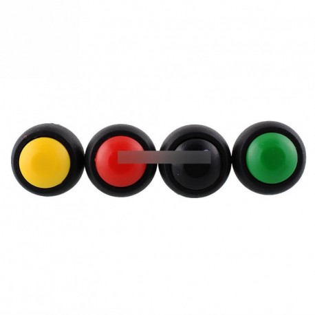 4db Mini 12mm Vízálló ON/OFF nyomógomb  kapcsoló