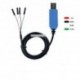 PL2303TA USB TTL-RS232 átalakító soros kábel modul