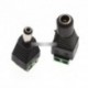 2pár DC Plug Power Jack adapter csatlakozó CCTV