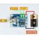 5db 5V Mini USB 1A akku töltő modul 4.5V-5.5V