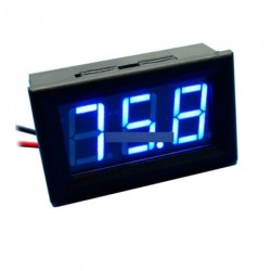 Kék LED Panel Mini digitális voltmérő DC 0 -99.9V