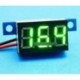 Zöld színű LED voltmmérő Mini lítium akkumulátor