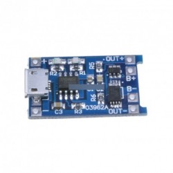 5db 5V Micro USB 1A 18650 lítium akku töltő modul
