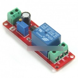 2db NE555 12V késleltető relé pajzs időzítő