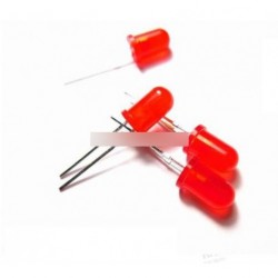 500db LED 3 mm piros piros fény dióda