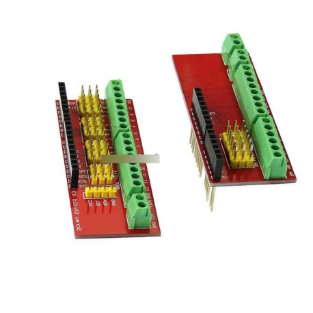 Arduino Nano screw shield board panel