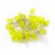 500db LED 3 mm sárga szín fény Super Bright dióda