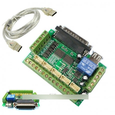 Léptető motor driver  CNC breakout panel