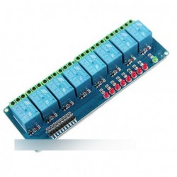 5V 8 csatornás relé modul PIC AVR DSP ARM Arduino