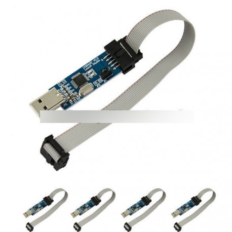 5db USBASP USBISP AVR programozó adapter Arduino