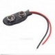 100db 9V akku elem csatlakozó 10CM vezetékkel