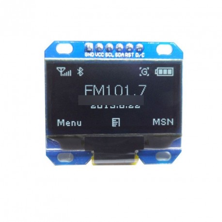 1.3" SP 128x64 OLED LCD kijelző modul Arduino
