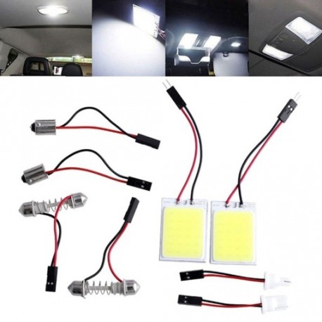 24COB LED panellámpa autó belső HÍD