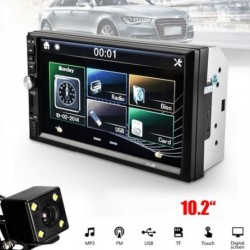 Tartós 10.2-es Bluetooth érintőképernyős film autórádióhoz USB TF FM FM AUX MP5 lejátszó távirányító