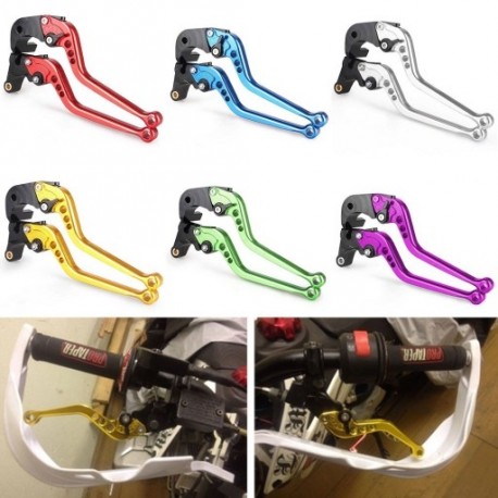 1 pár  színes motorkerékpár hosszú CNC fék tengelykapcsoló kar Divat
