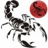 30cm aranyos 3D Scorpion autós matrica Vinyl decal matrica autó dekoráció