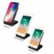 iPhone X - Qi gyors vezeték nélküli töltő iPhone X 8 Samsung S8 töltőállvány hordozható pad dokk