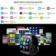 fehér - Q18 Smart Watch karszalag karkötő képernyő SIM kártya az IOS Android Sport Tracker számára