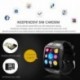 fehér - Q18 Smart Watch karszalag karkötő képernyő SIM kártya az IOS Android Sport Tracker számára