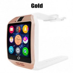 Arany - Q18 Smart Watch karszalag karkötő képernyő SIM kártya az IOS Android Sport Tracker számára