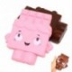 Pingvin - Lassú emelkedő Squishy Illatos egyszarvú Eper Penguim Tej Toy Telefon Charm Ajándék