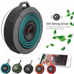 1x Hordozható vízálló ütésálló vezeték nélküli Bluetooth hangszóró