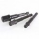3db fekete csatlakozó adapter fúrógomb átalakító 1/2 '' 3/8 '' 1/4 '' SDS Plus Hammer IY