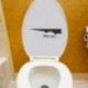 1x Hello minta eltávolítható vízálló WC matrica