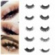 5 pár Lágy puha természetes kézzel készített műszempilla