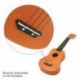 Fekete - 4db / szett Csere Csodálatos Nylon Musical Tartozékok Ukulele Guitar Strings