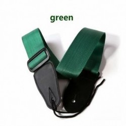 zöld - Minőség Állítható Színes Gitár Strap Nylon Bass öv Musical Instrument
